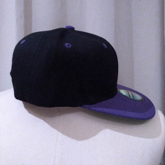 Forest awakening snapback in black and purple. Adjustable back - Picture 10 of 11